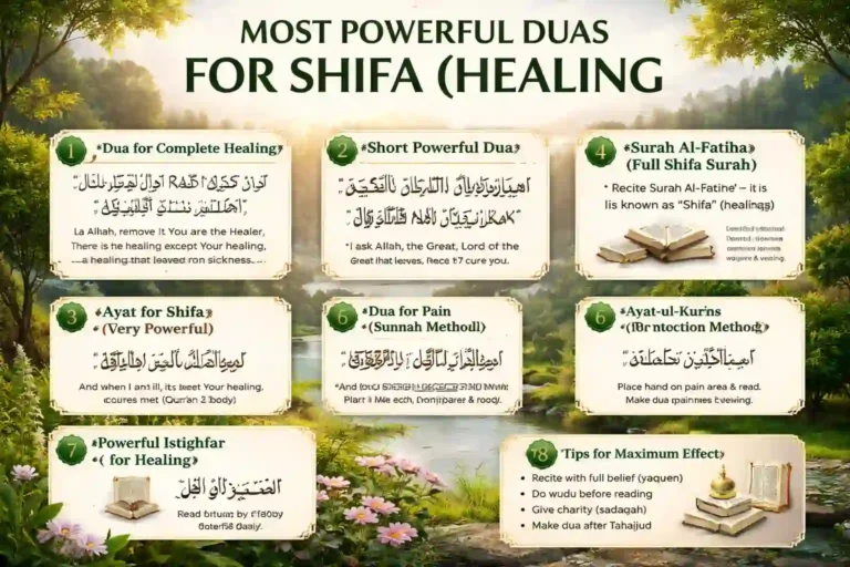 Most Powerful Duas for Shifa
